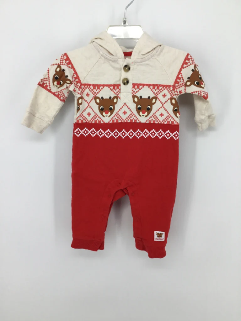Rudolph Child Size 6 Months Red Christmas Outfit