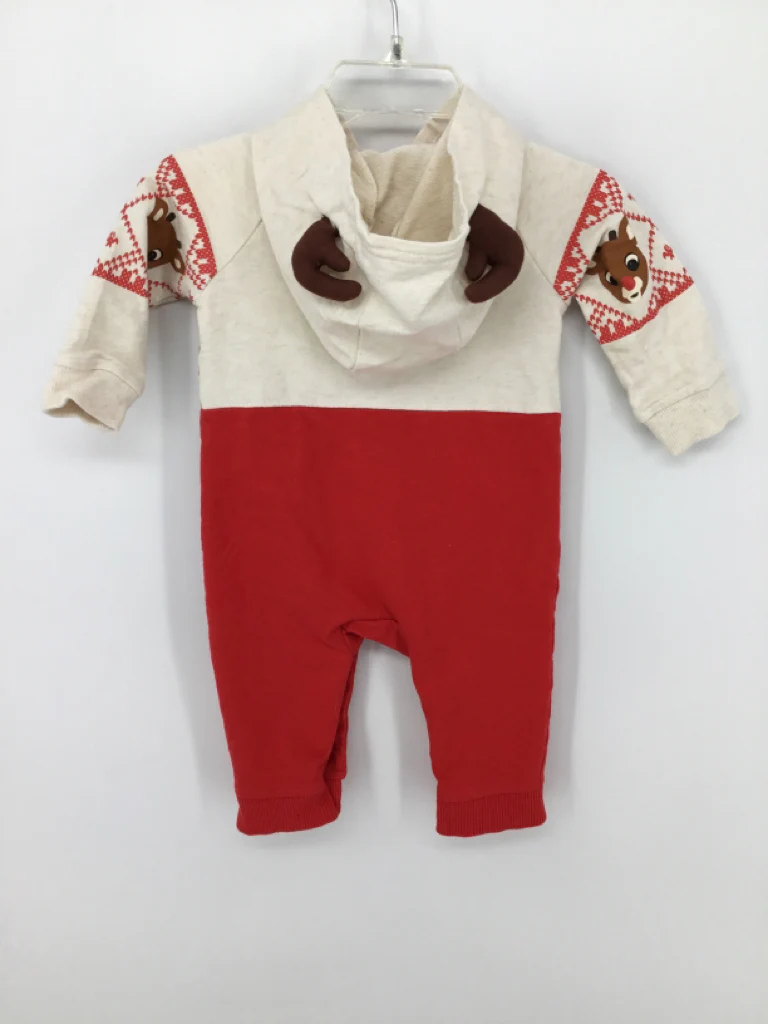 Rudolph Child Size 6 Months Red Christmas Outfit - Image 2