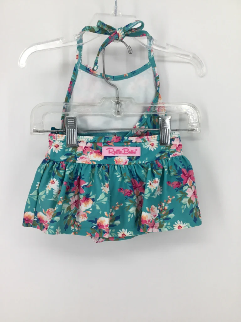 Ruffle Butts Child Size 2 Blue Swimwear - girls - Image 2