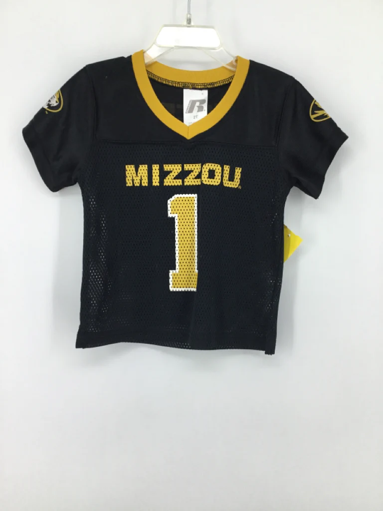 Russell Child Size 2 Black Mizzou Shirt - boys