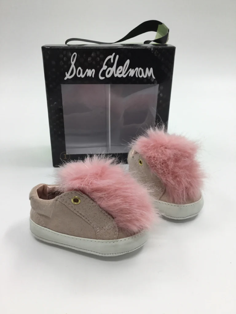 Sam Edelman Child Size 1 Toddler Pink Baby/Walker Shoes