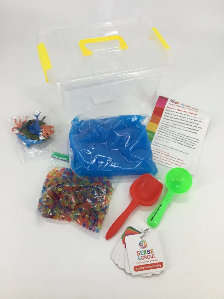Sense & Grow Sensory Slime Bin Sea Life