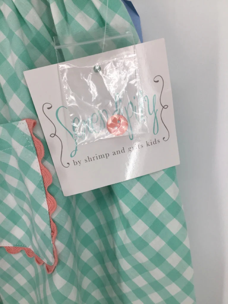 Serendipity by Shrimp and Grits Child Size 7 Green Dress - girls - Image 2