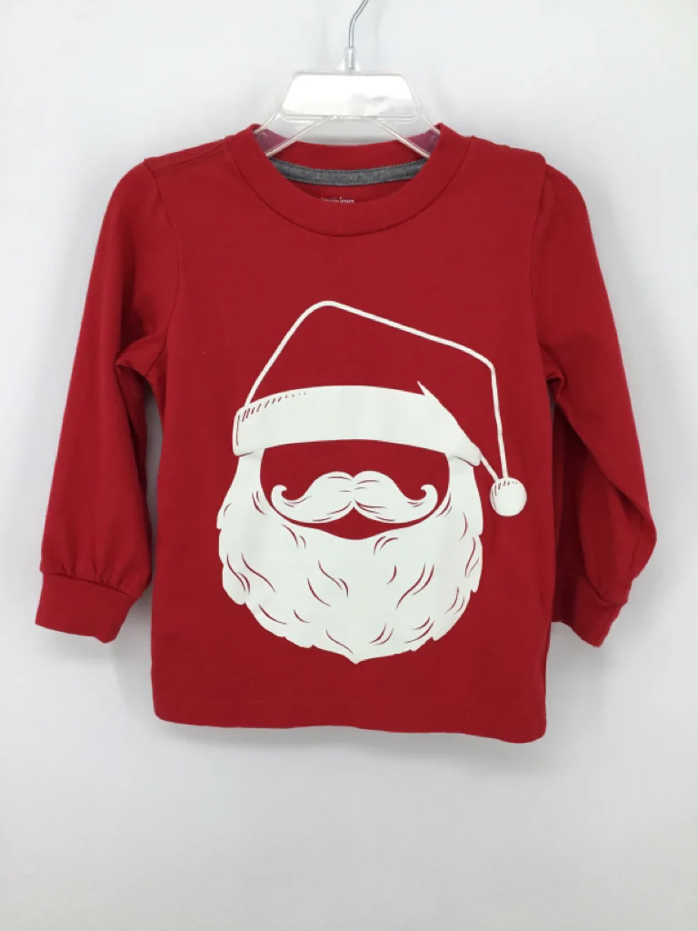 Simple Joys made by Carters Child Size 2 Red Christmas T-Shirt