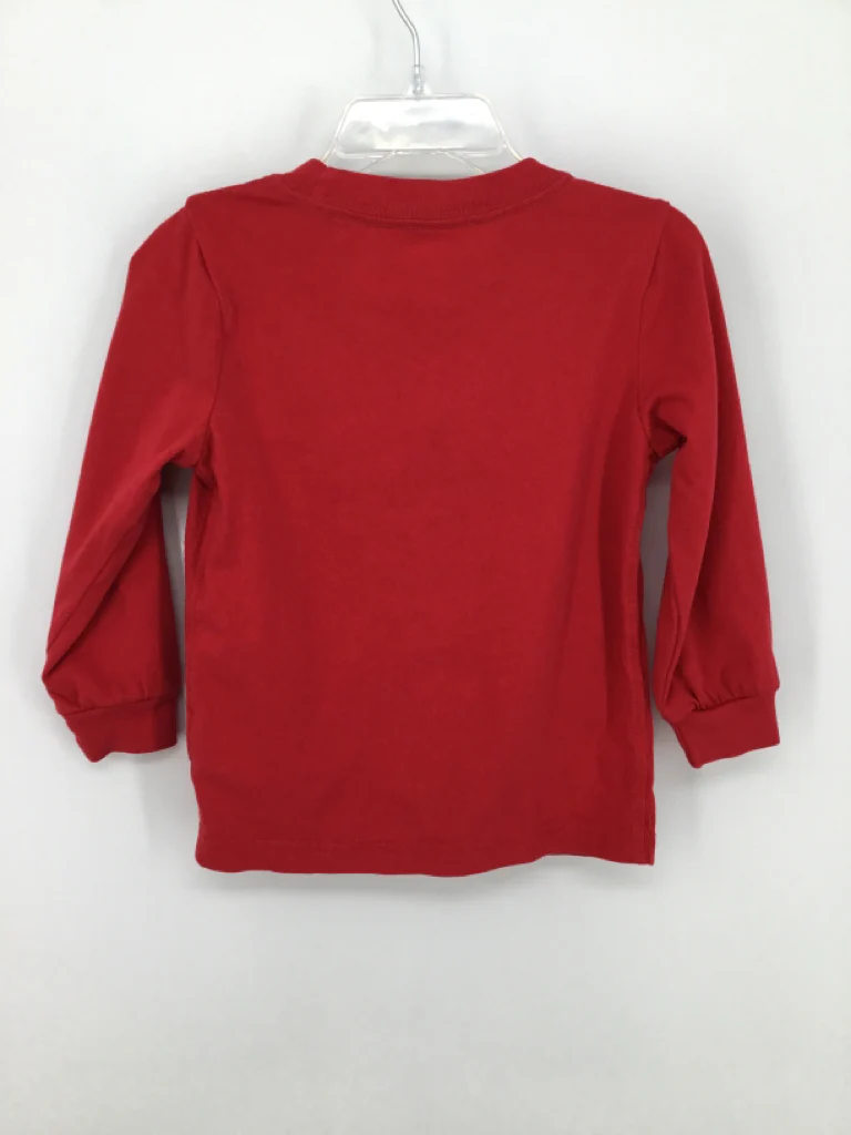 Simple Joys made by Carters Child Size 2 Red Christmas T-Shirt - Image 2