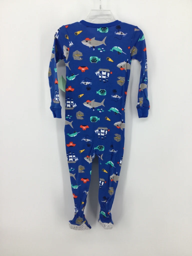 Simple Joys made by Carters Child Size 24 Months Blue Sleepers - Image 2