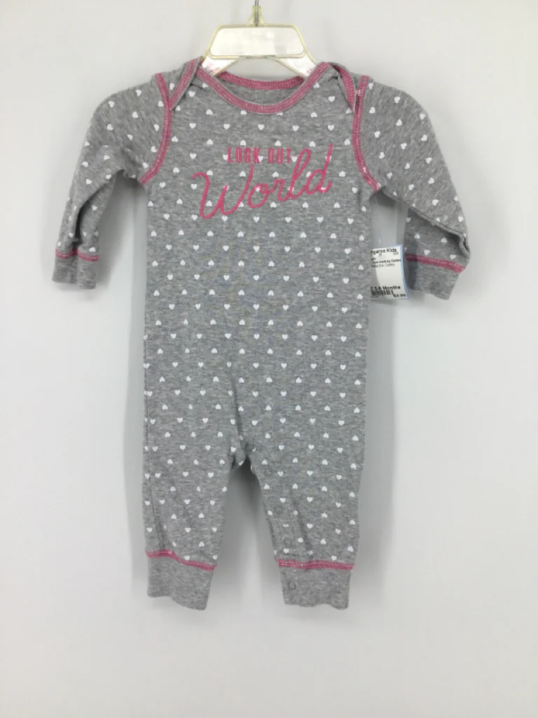 Simple Joys made by Carters Child Size 3-6 Months Gray Outfit - girls