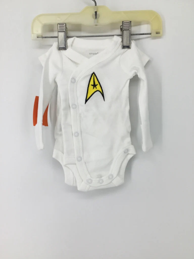 Simple Joys made by Carters Child Size Preemie White Onesie - Image 2