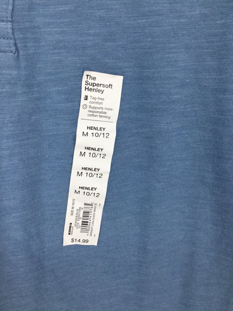 Sonoma Child Size 10 Blue Solid Shirt - boys - Image 2