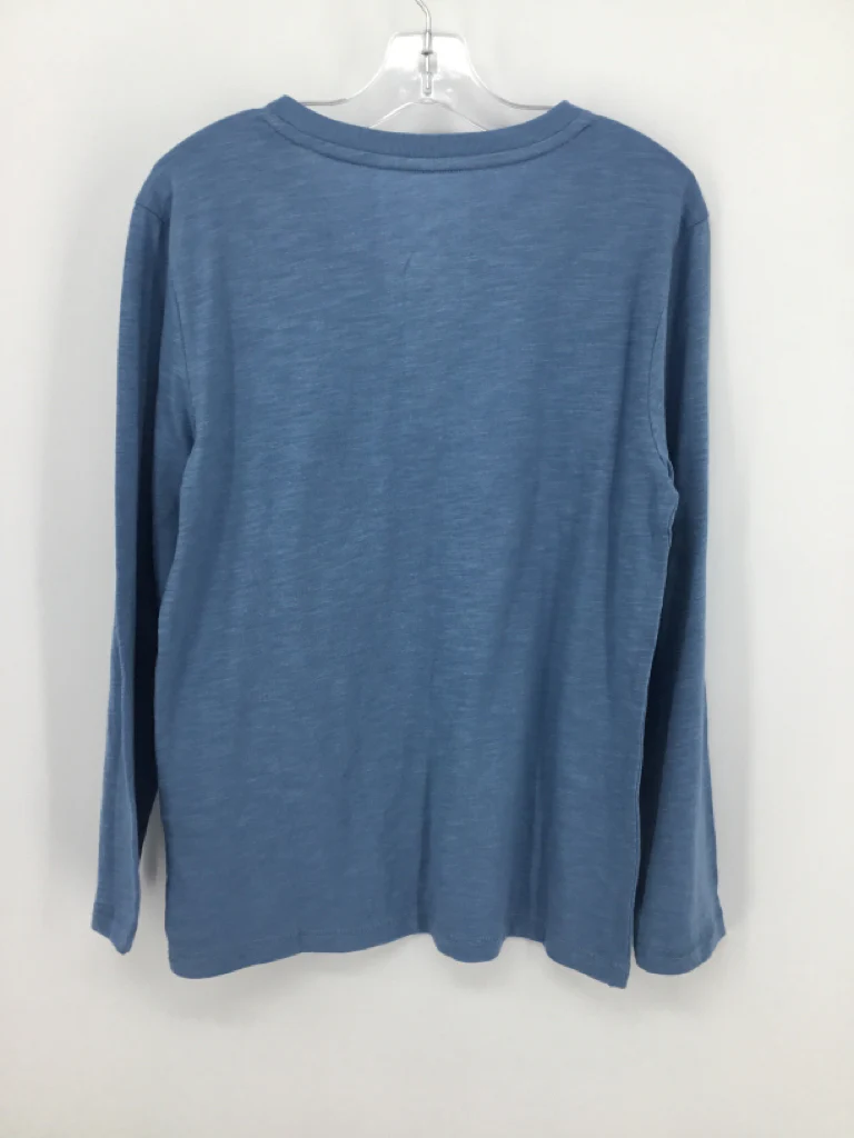 Sonoma Child Size 10 Blue Solid Shirt - boys - Image 3