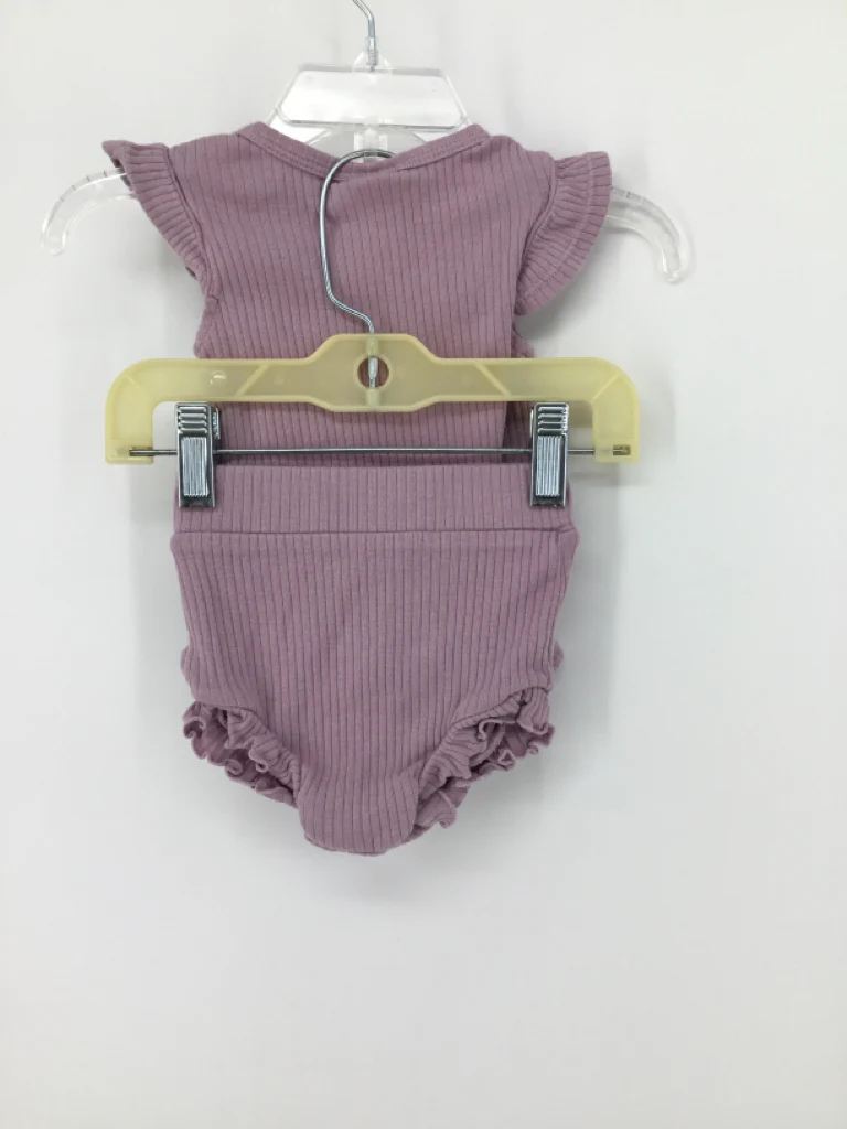 Spearmint Love Child Size 0-3 Months Purple Outfit - girls - Image 2