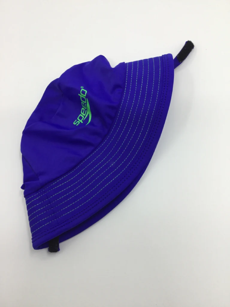Speedo Child Size S/M Blue Solid Hats - boys