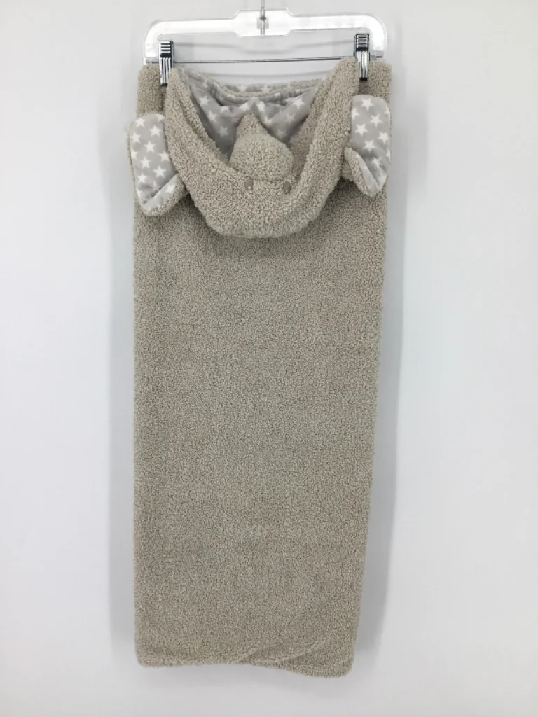 Stephan Baby Gray Stars Hooded Blanket