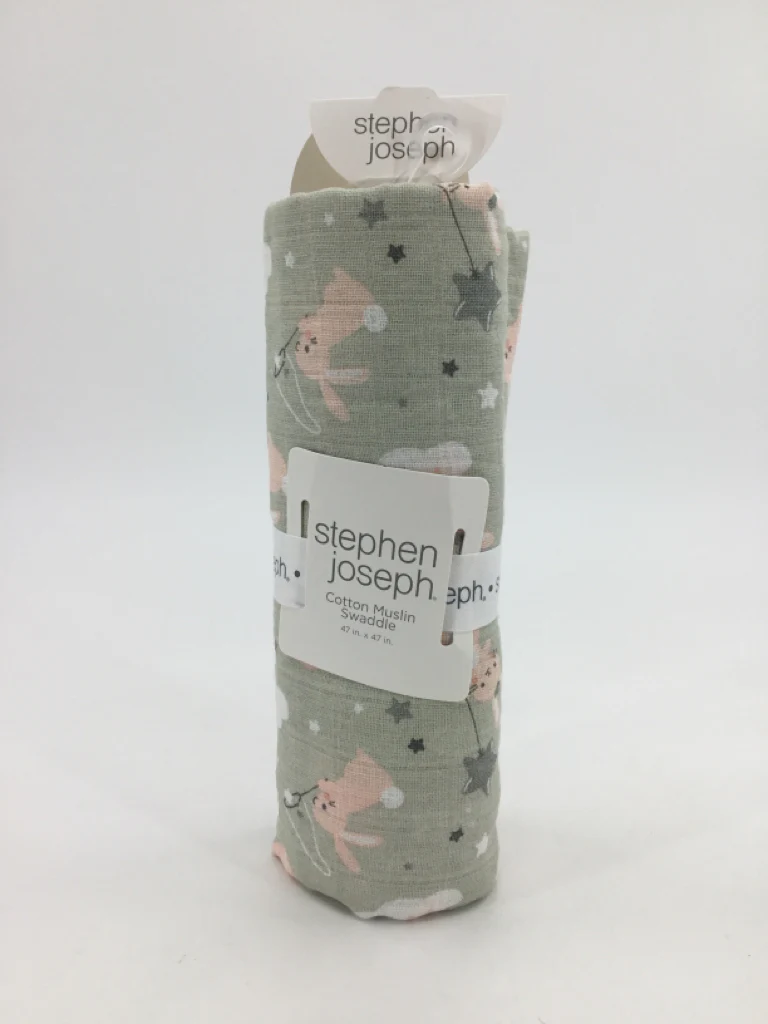 Stephen Joseph Gray Print Blanket