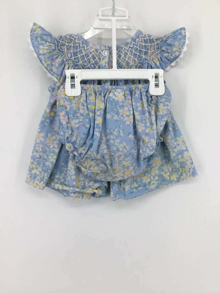 Stitchy Fish Child Size 18 Months Blue Dress - girls - Image 2