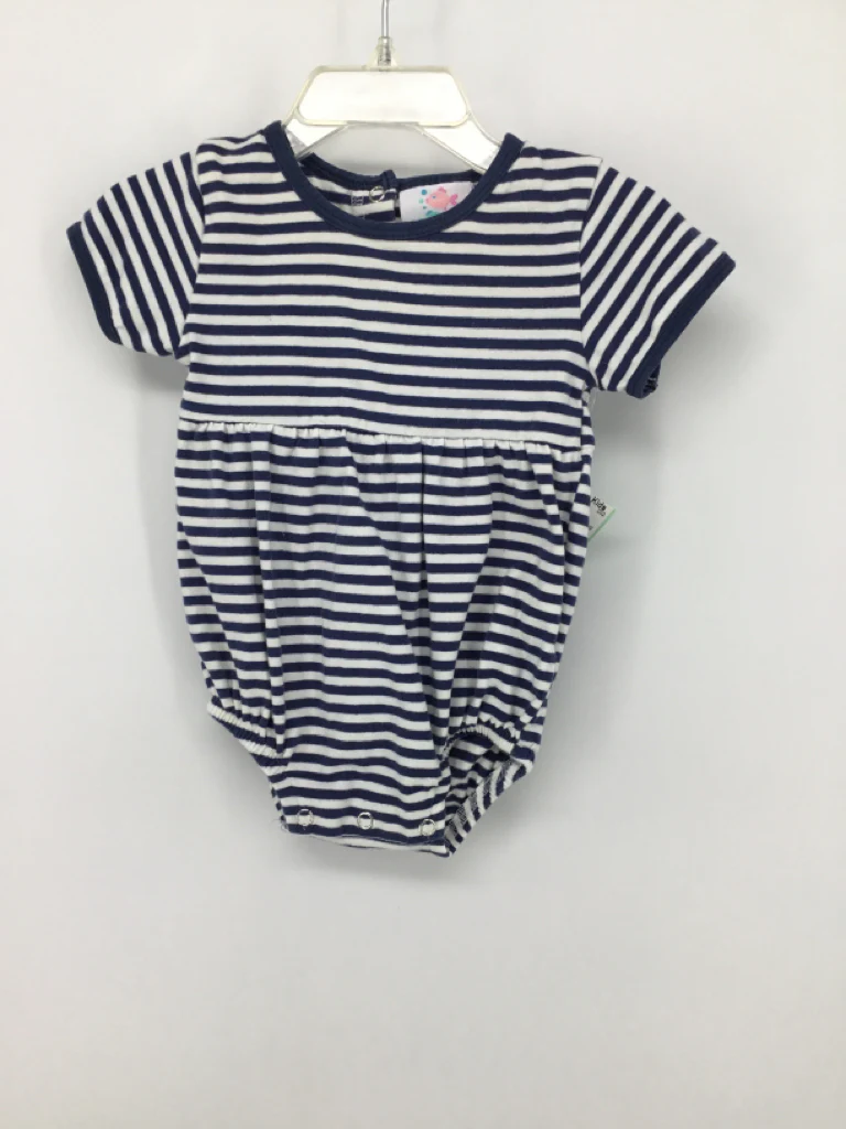 Stitchy Fish Child Size 3 Months Navy Outfit - girls