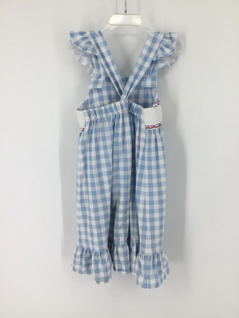 Stitchy Fish Child Size 6 Black Stars & Stripes Dress - Image 2