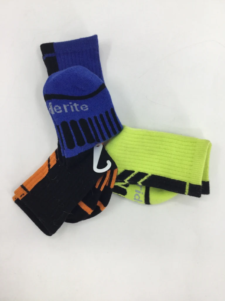 Stride Rite Child Size 3 Multi-Color Solid Socks - boys