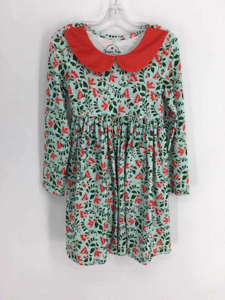 Sugar Bee Clothing Co Child Size 12 Red Dress - girls