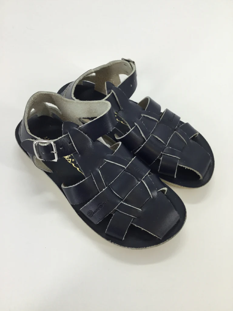 Sun-San Child Size 11 Navy Sandals/Flip Flops