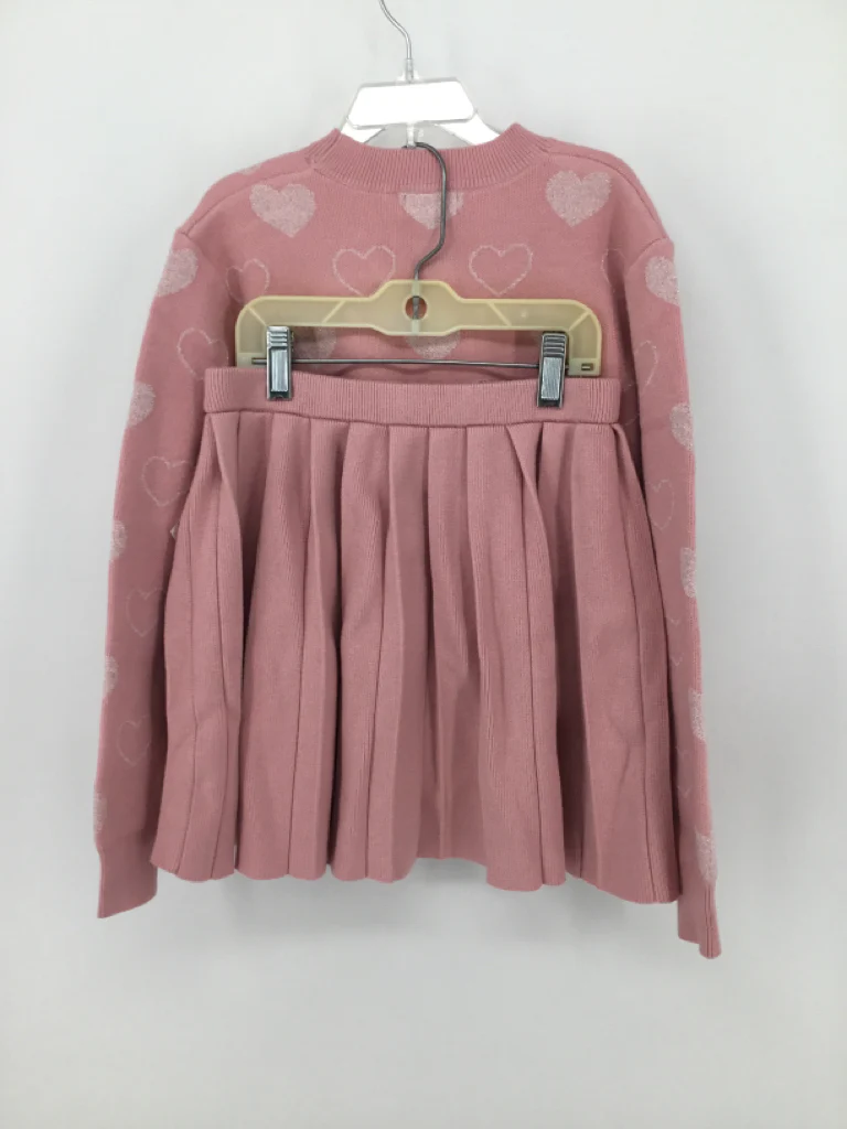 Tahari Child Size 7 Pink Valentine's Day Outfit - Image 2