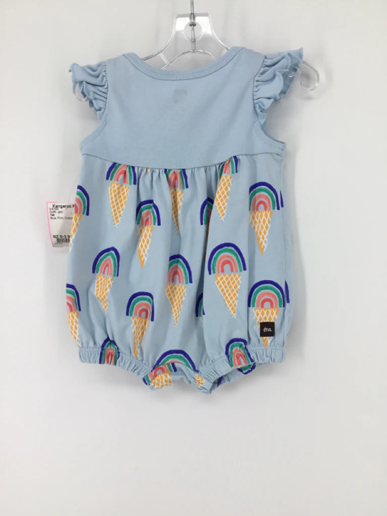 Tea Child Size 0-3 Months Blue Outfit - girls - Image 2