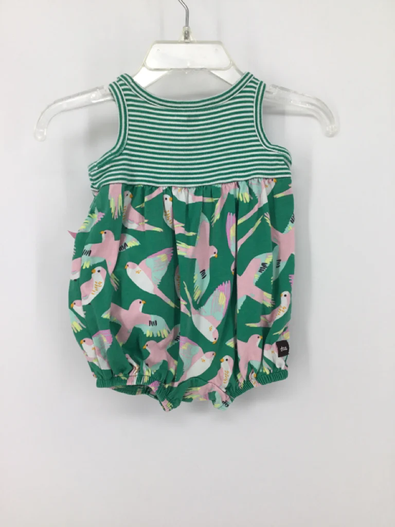 Tea Child Size 0-3 Months Green Outfit - girls - Image 2