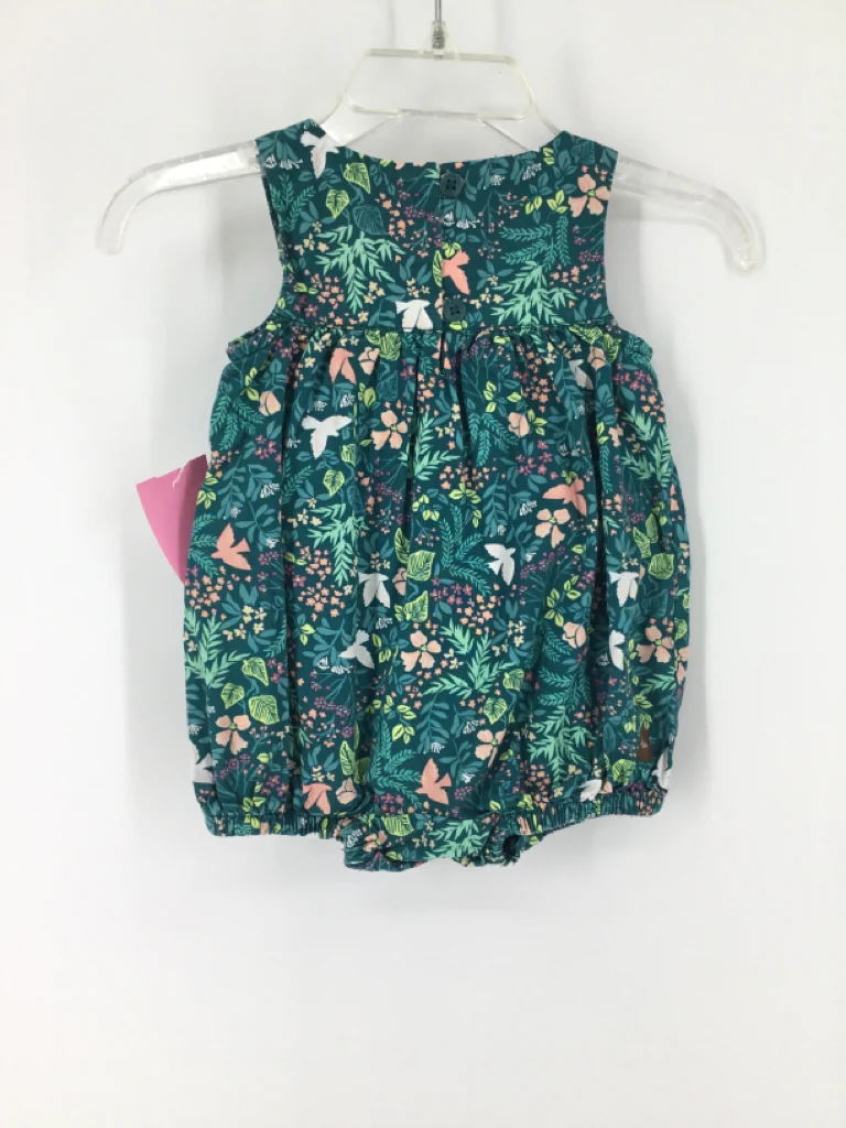 Tea Child Size 0-3 Months Green Outfit - girls - Image 2