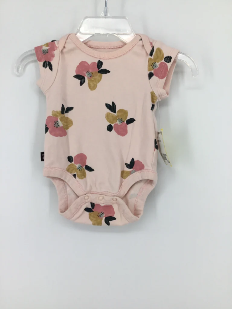 Tea Child Size 0-3 Months Pink Onesie