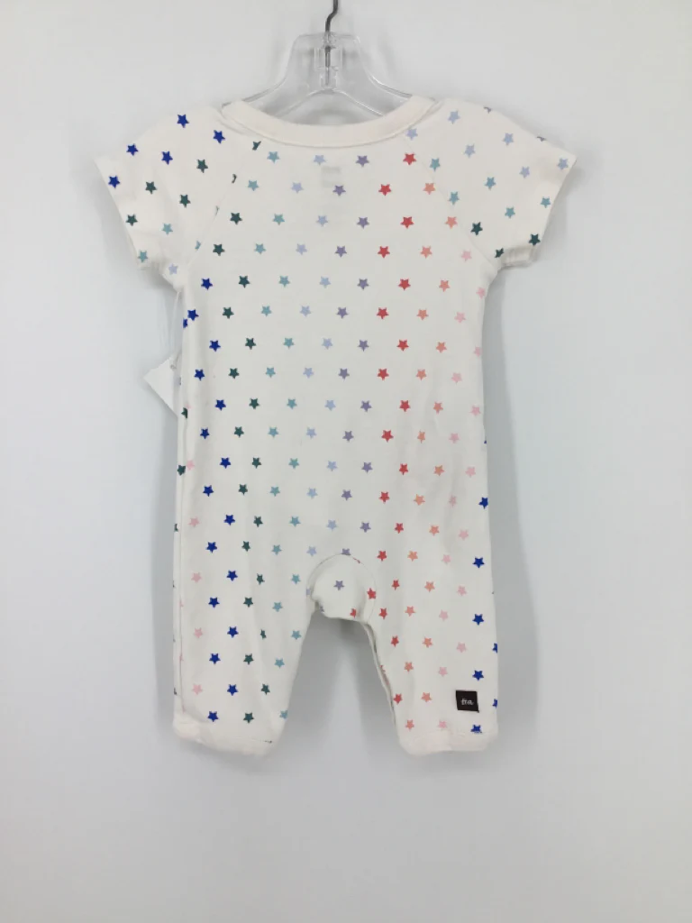 Tea Child Size 0-3 Months White Stars & Stripes Outfit - Image 2