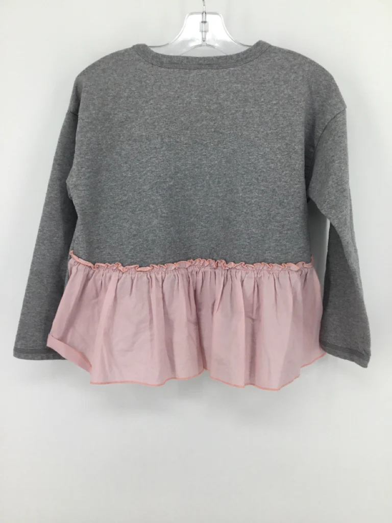 Tea Child Size 7 Gray Sweatshirt - girls - Image 2