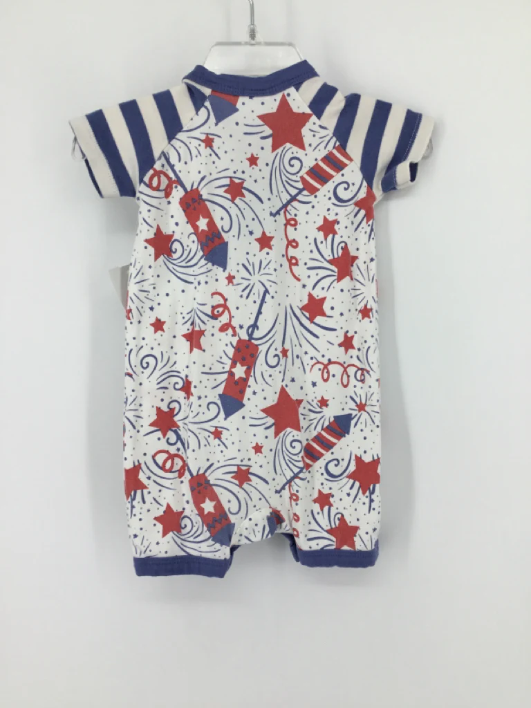 Tesa Babe Child Size 0-3 Months Blue Stars & Stripes Outfit - Image 2