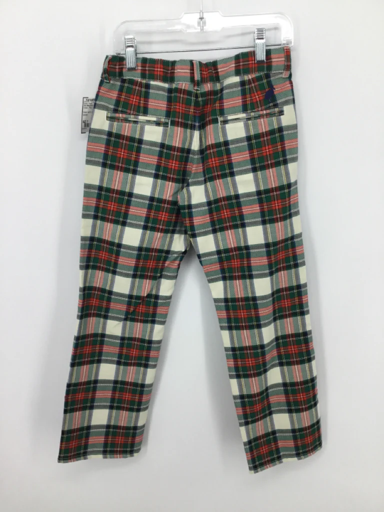 The Beaufort Bonnet Co Child Size 7 Green Plaid Pants - boys - Image 3
