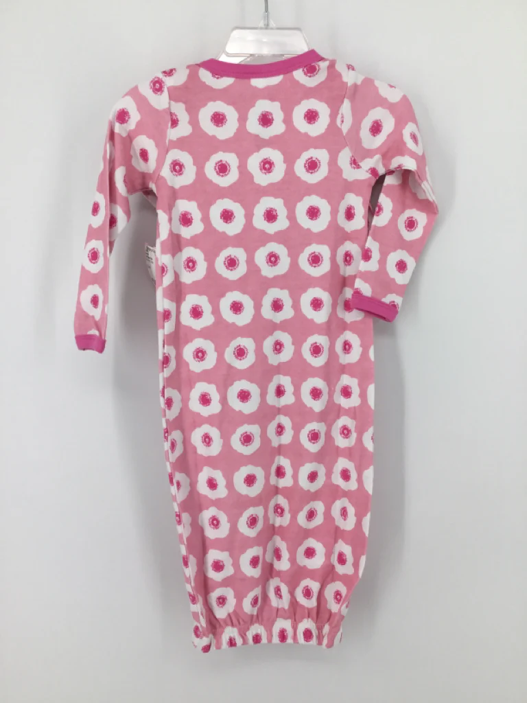 The Peanut Shell Child Size 6-9 Months Pink Sleepers - Image 2