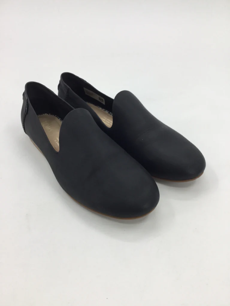 Toms Child Size 5 Youth Black Dress Shoes