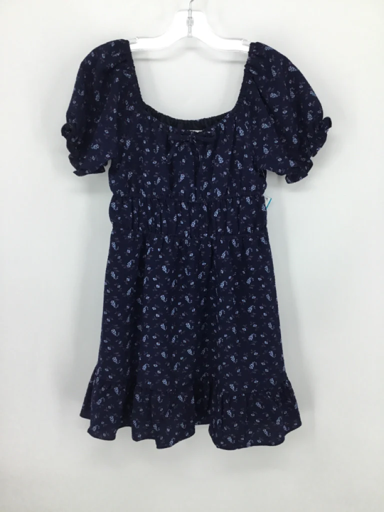 Treasure & Bond Child Size 8 Navy Dress - girls