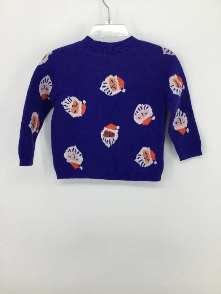 Tucker + Tate Child Size 18 Months Blue Christmas Sweater - Image 2