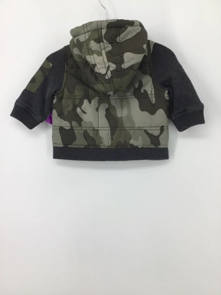 Tucker + Tate Child Size 3 Months Green Camoflage Jacket - boys - Image 2