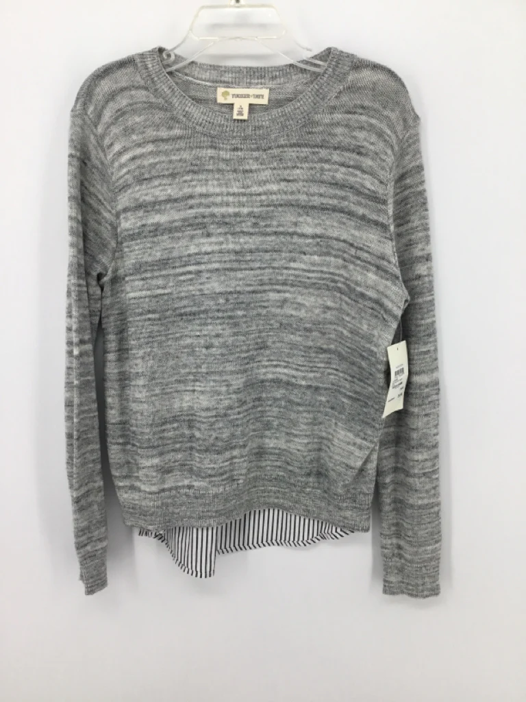 Tucker + Tate Child Size 7 Gray Marbled Sweater - boys