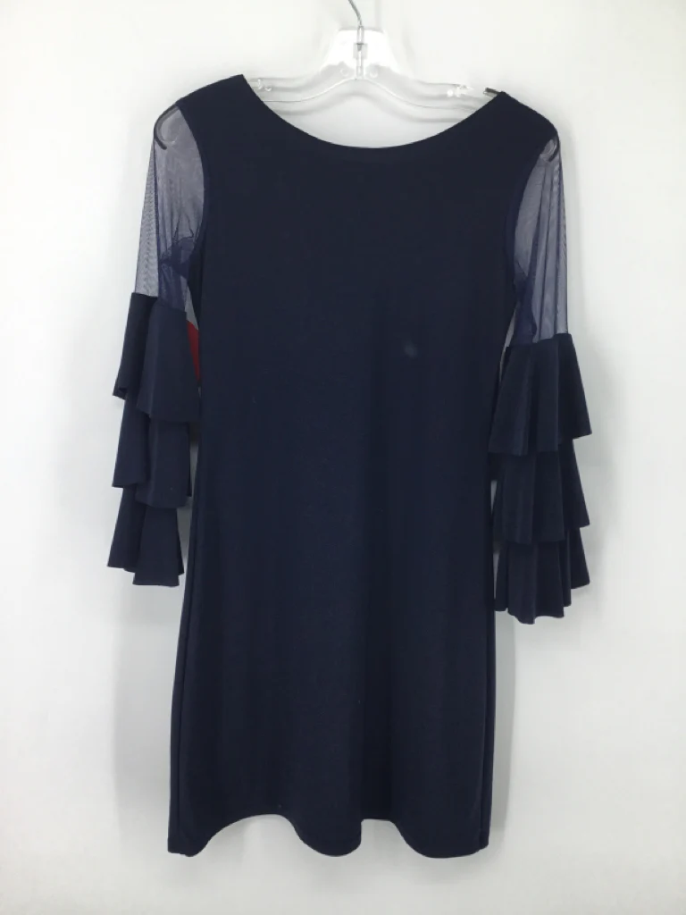 Un Deux Trois Child Size 12 Navy Dress - girls - Image 2