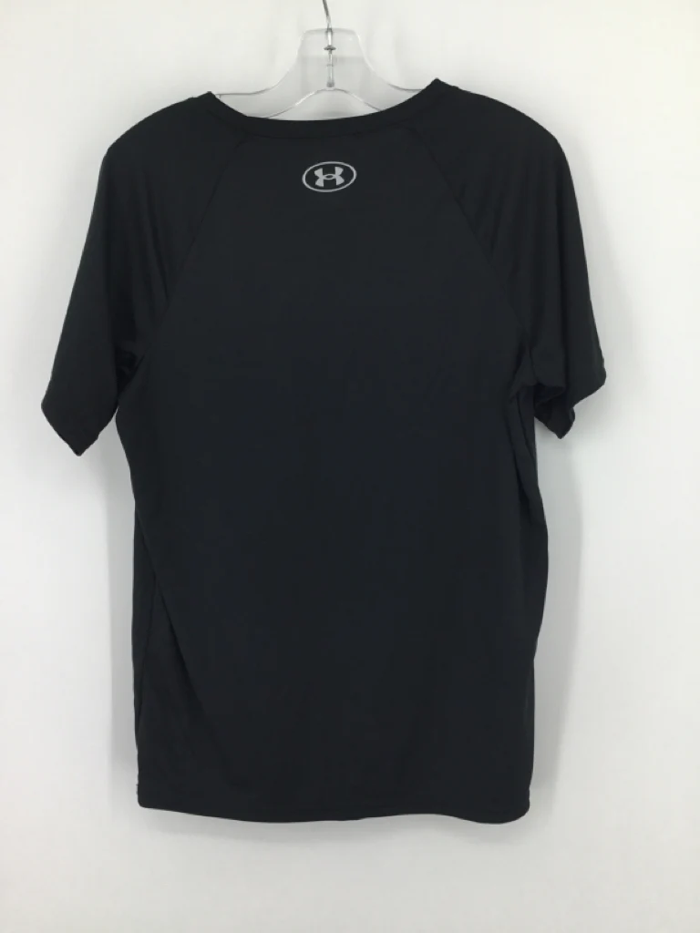 Under Armour Child Size 10 Black screen printed T-shirt - boys - Image 2