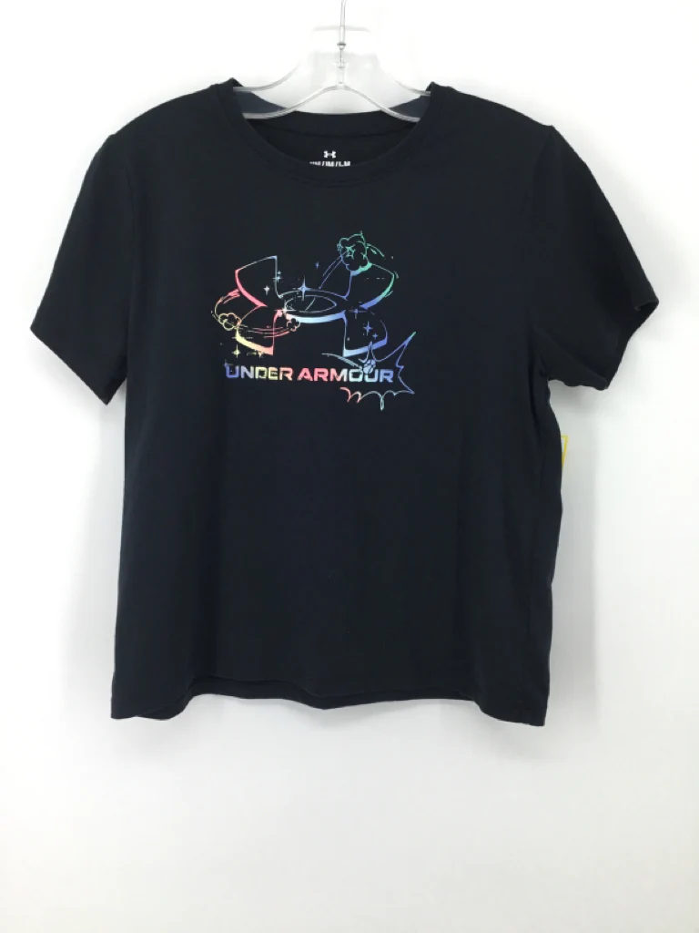 Under Armour Child Size 10 Black T-shirt - girls