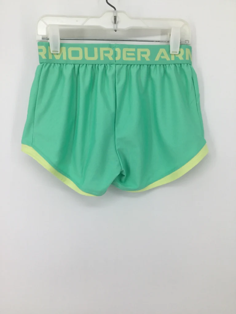 Under Armour Child Size 10 Green Shorts - girls - Image 2
