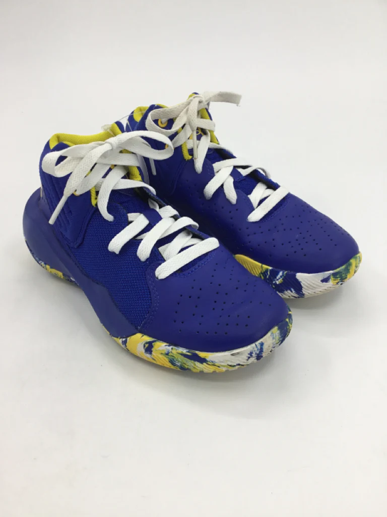 Under Armour Child Size 3.5 Youth Blue Sneakers