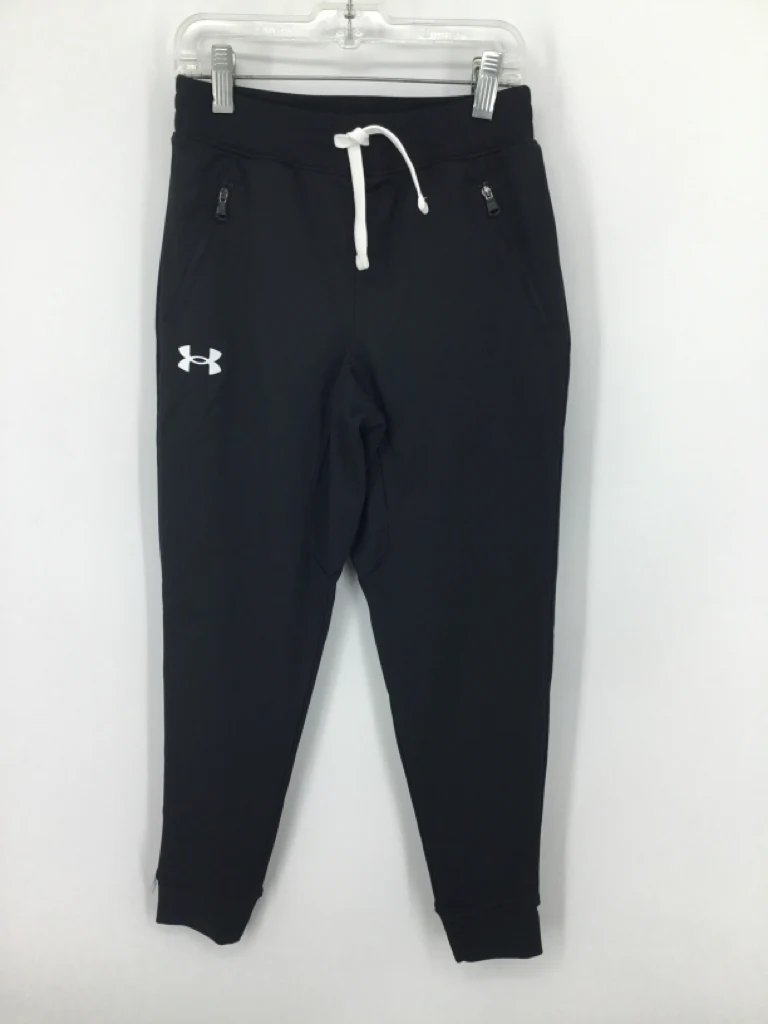 Under Armour Child Size 8 Black Solid Pants - boys