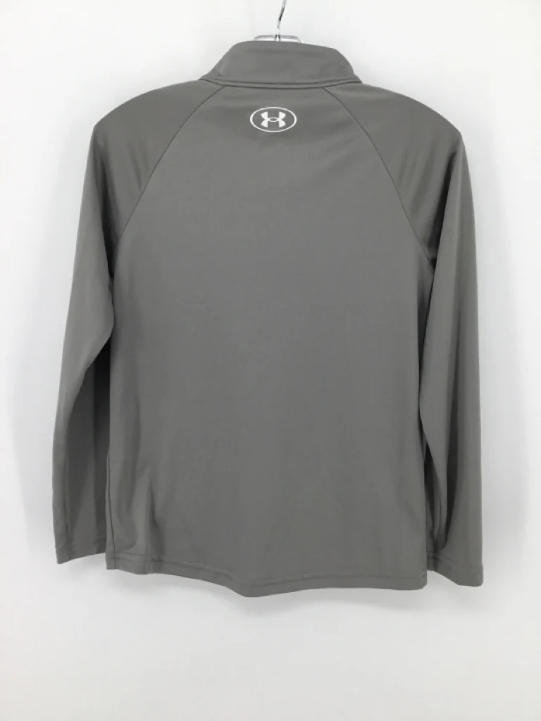 Under Armour Child Size 8 Gray screen printed Shirt - boys - Image 2