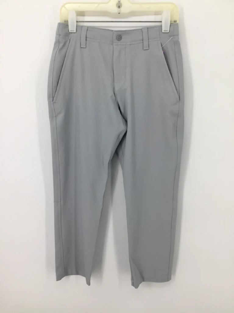 Under Armour Child Size 8 Gray Solid Pants - boys