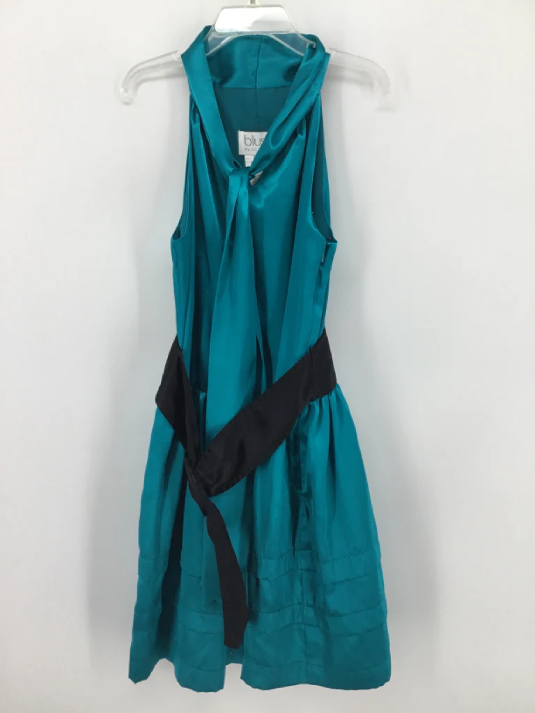 Us Angels Child Size 7 Blue Dress - girls