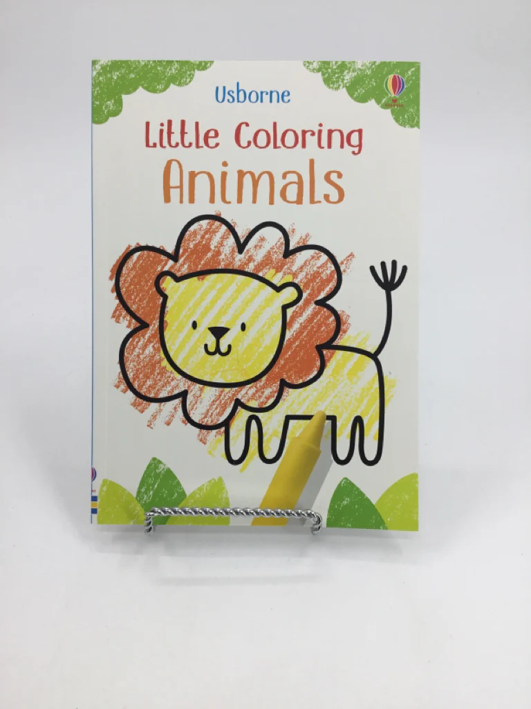Usborne Little Coloring Animals Paperback Book