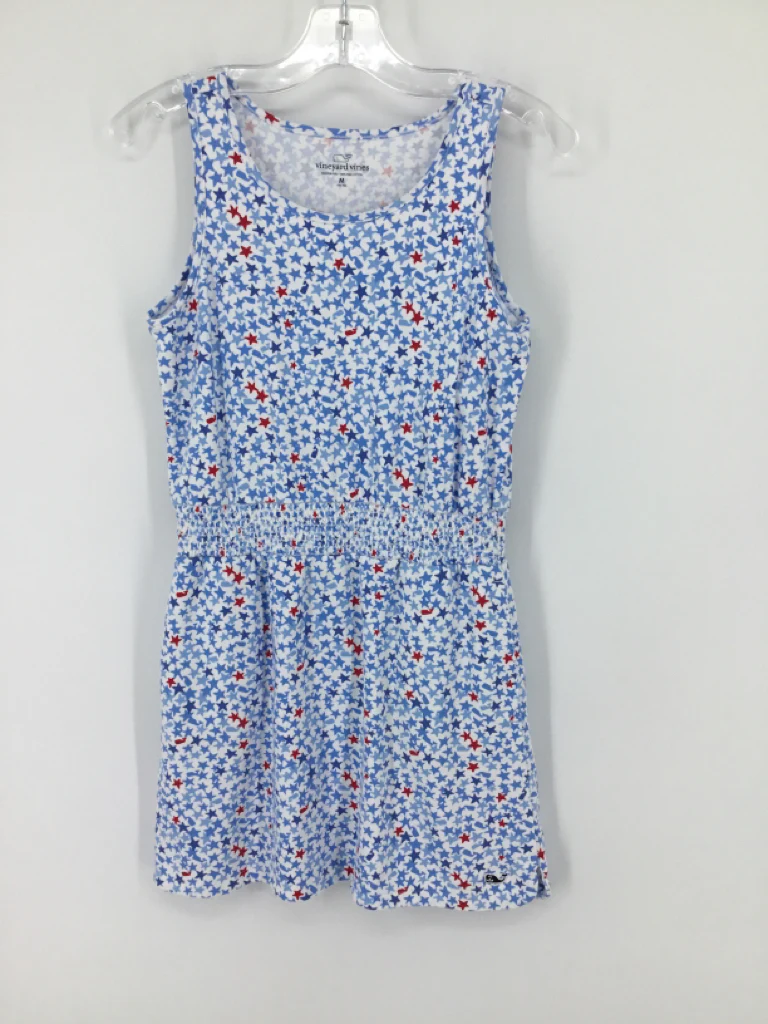 vineyard vines Child Size 10 Blue Stars & Stripes Dress